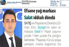 Efsane Yağ Markası Salat İddialı Döndü