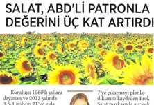 Salat ABD'li Patronla Değerini Üçe Katladı